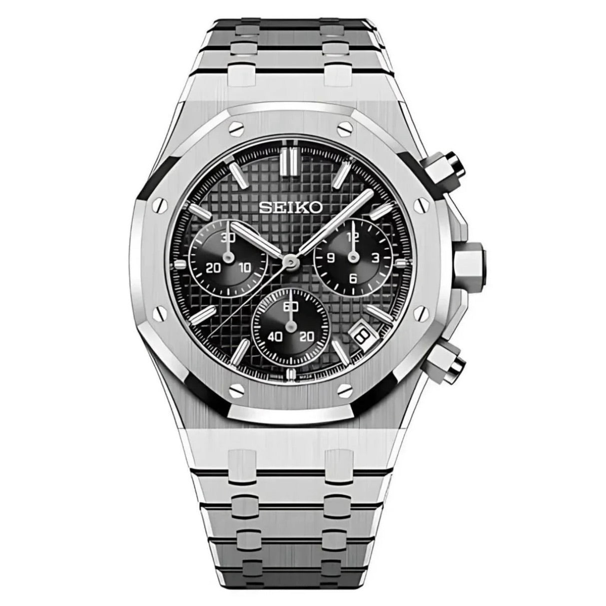 Oakridge Black Chrono Dial