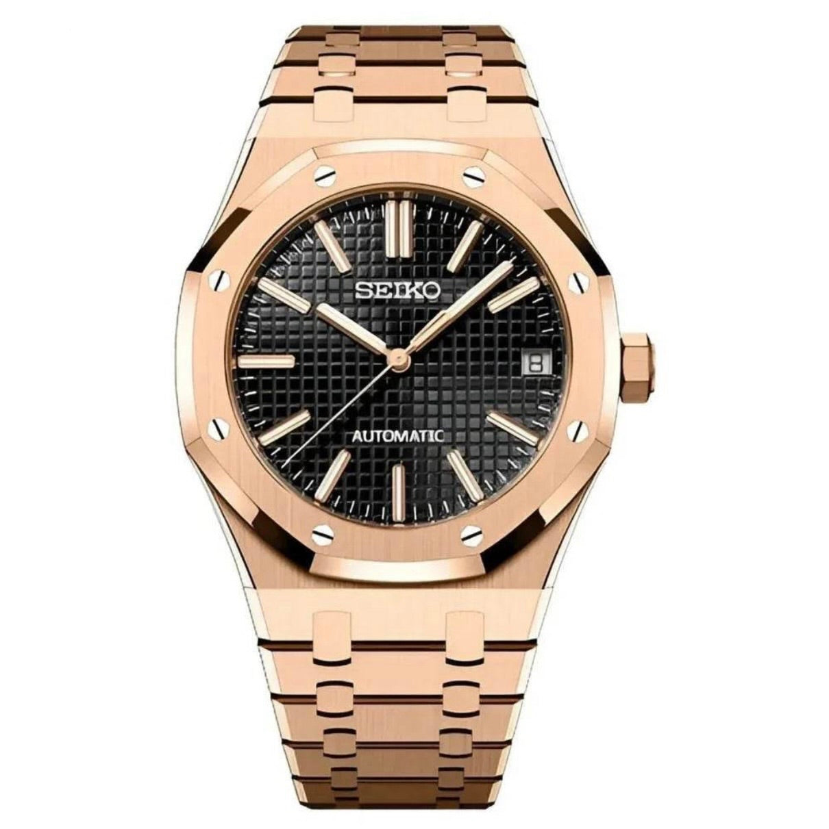 Oakridge Champagne Black Dial