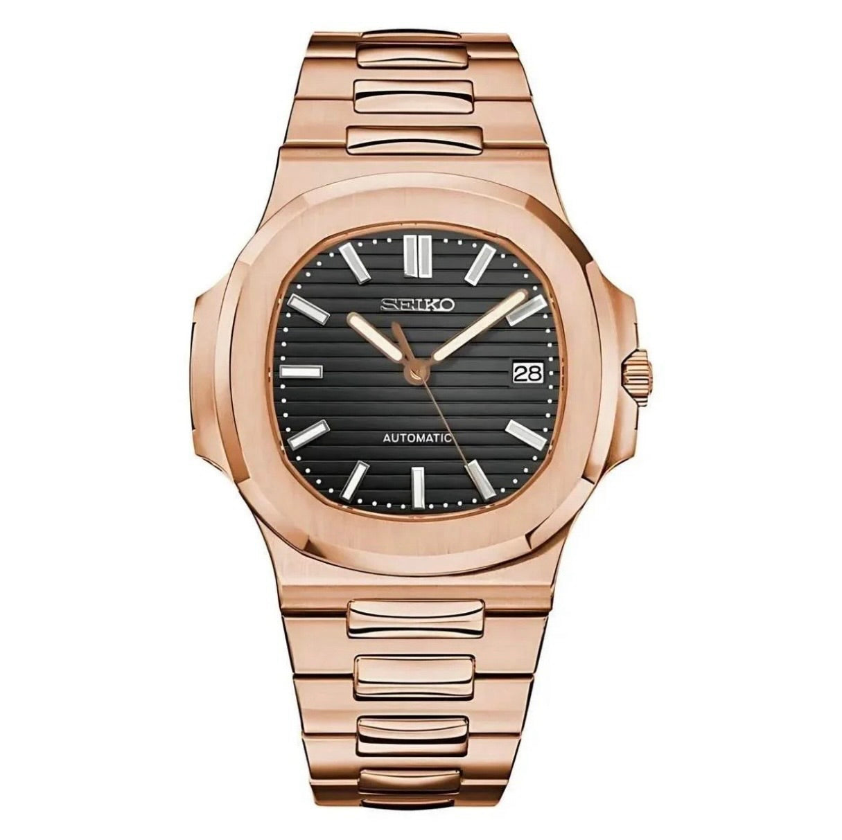 Aquatic Rose Black Dial