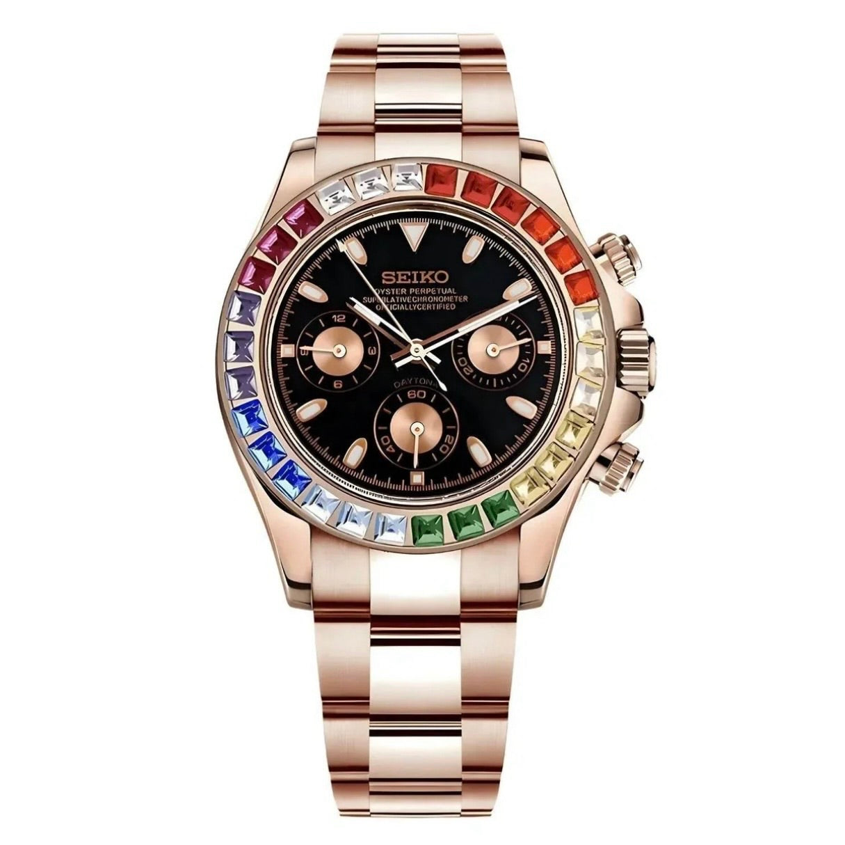 Dayto Rose Rainbow Dial