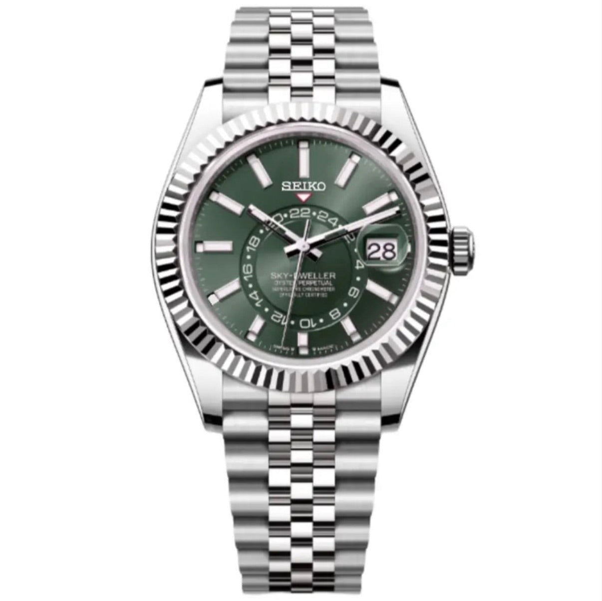 Seikojust Sky Dweller Olive Dial