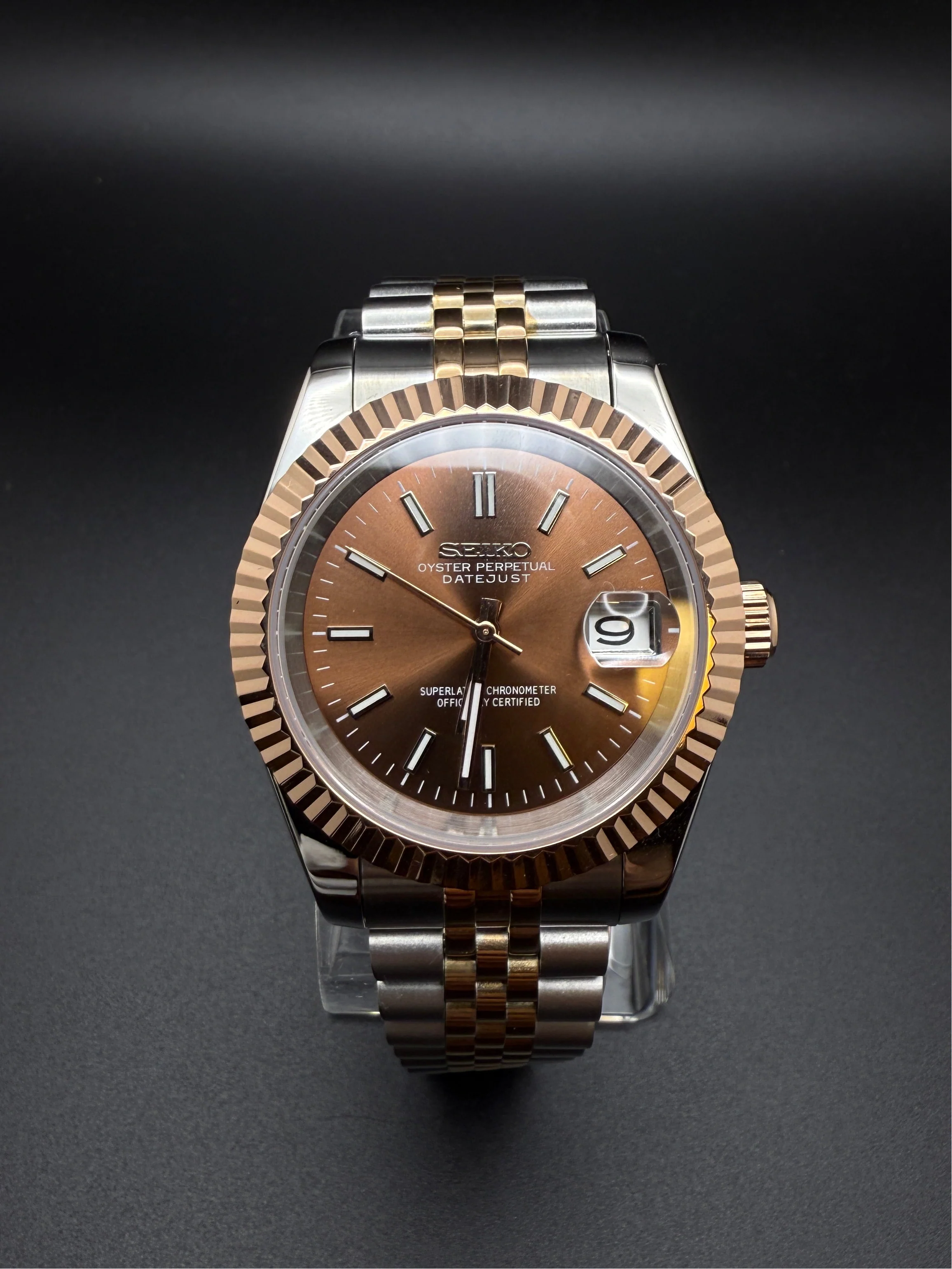 Seikojust Chocolate Dial
