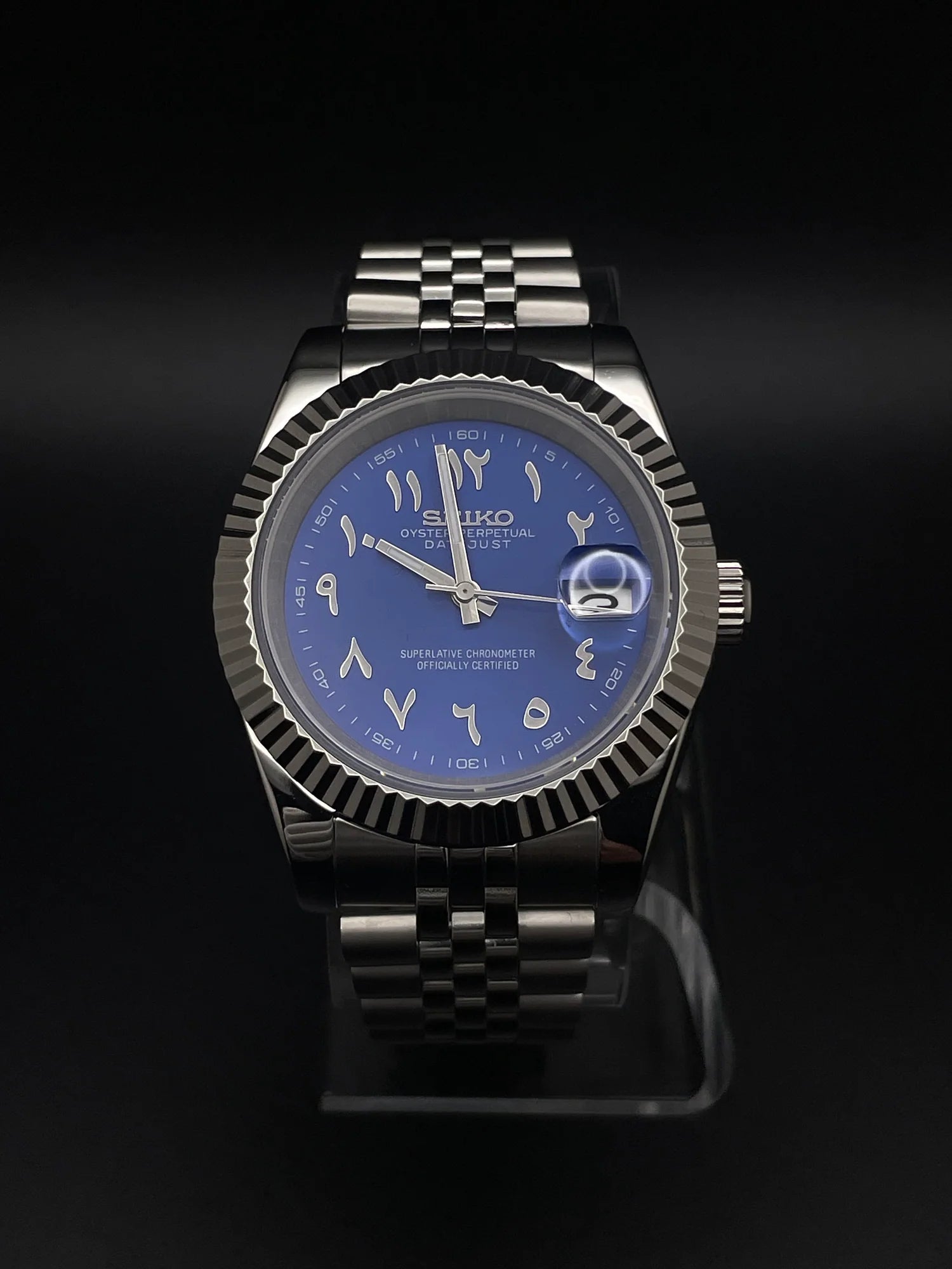 Seikojust Blue Arabic Dial