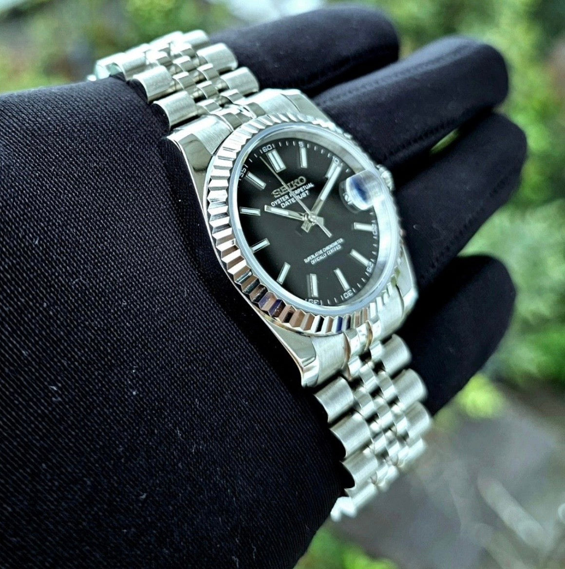 Seikojust Black Dial