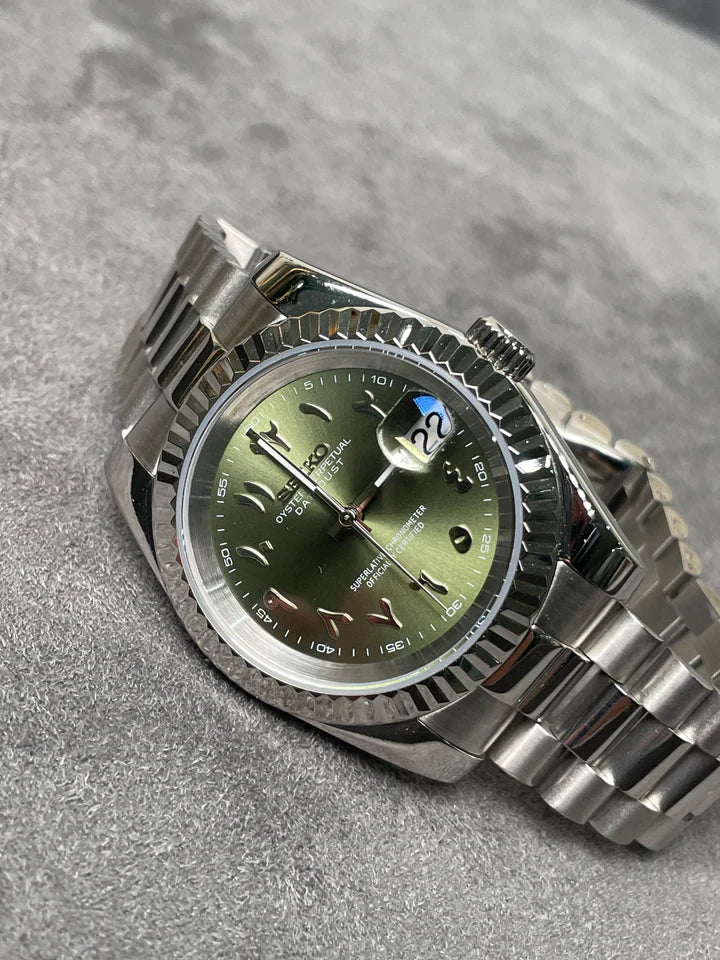 Seikojust Olive Arabic Dial