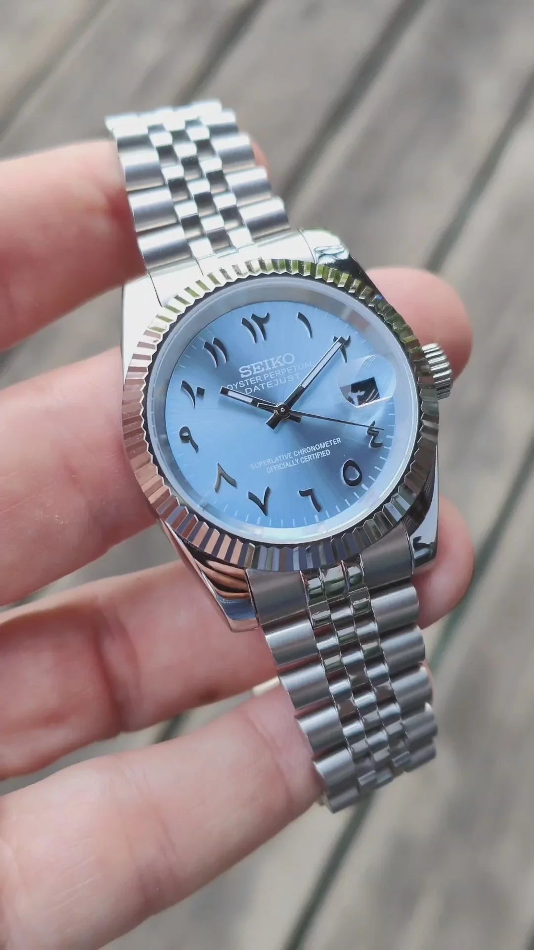 Seikojust Ice Arabic Dial