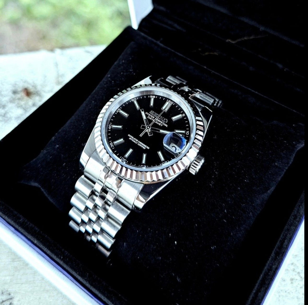 Seikojust Black Dial
