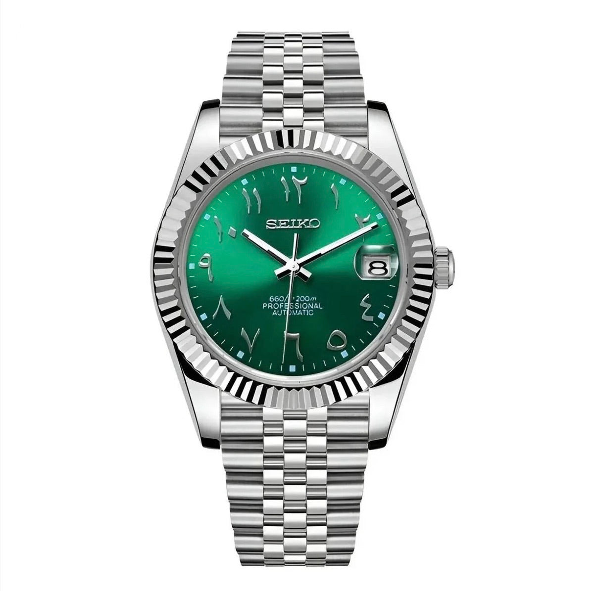 Seikojust Emerald Arabic Dial