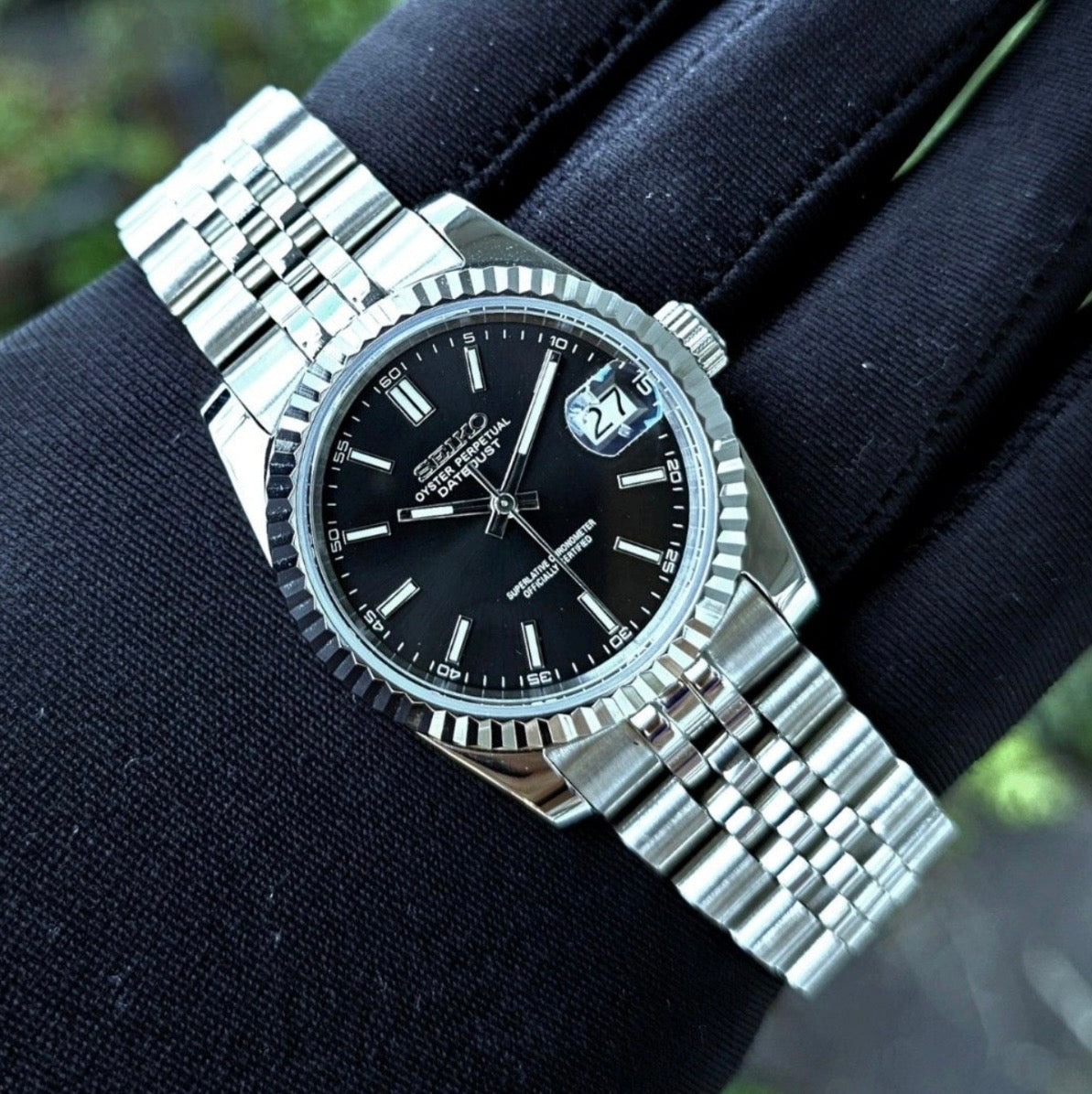 Seikojust Black Dial