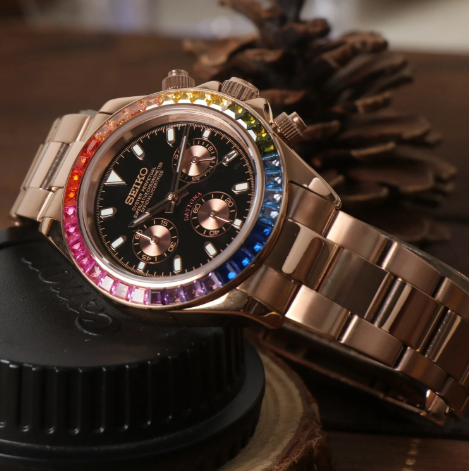 Dayto Rose Rainbow Dial