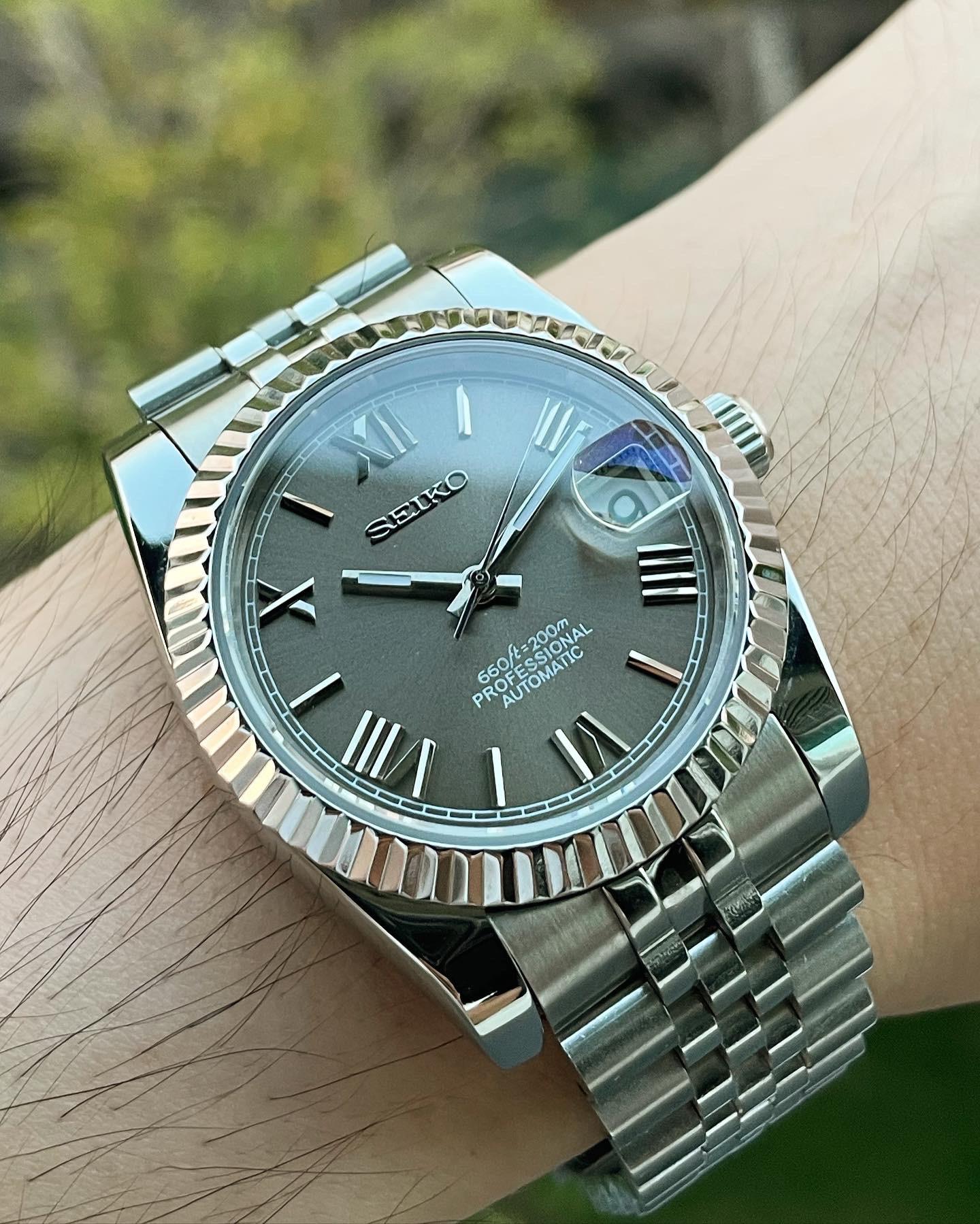 Seikojust Silver Roman Dial