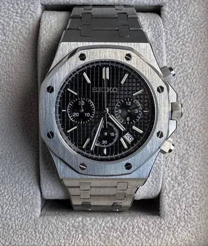 Oakridge Black Chrono Dial