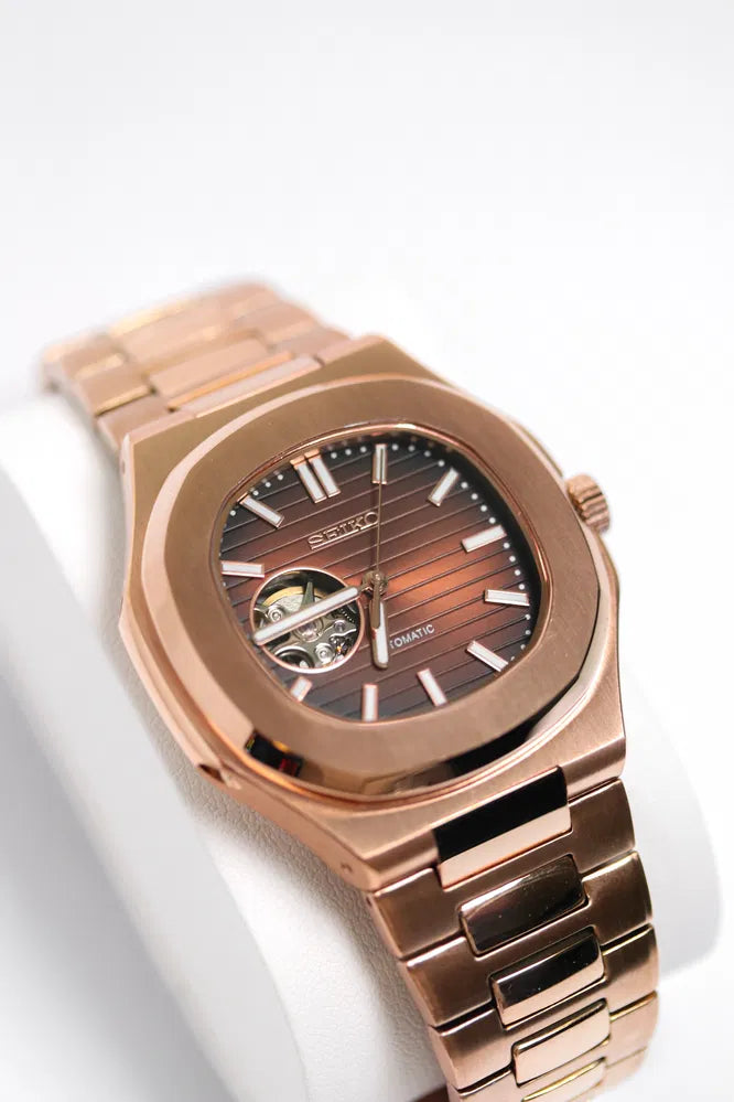 Aquatic Open Heart Chocolate Dial