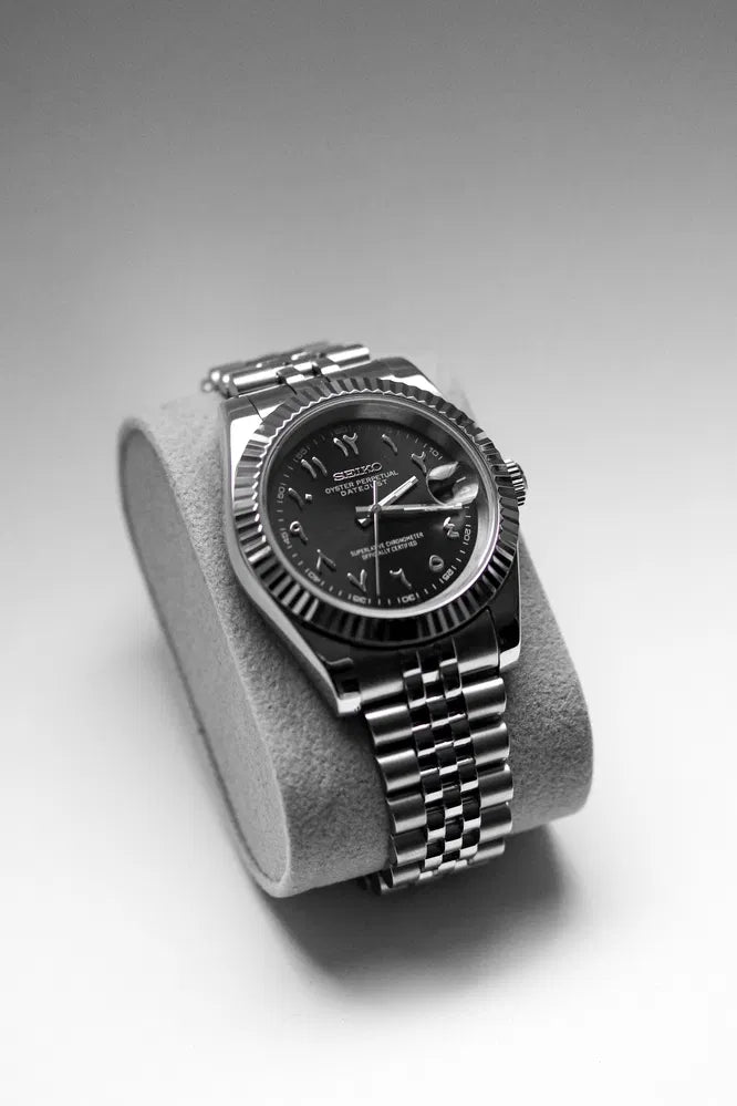 Seikojust Black Arabic Dial