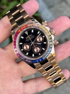 Dayto Rose Rainbow Dial