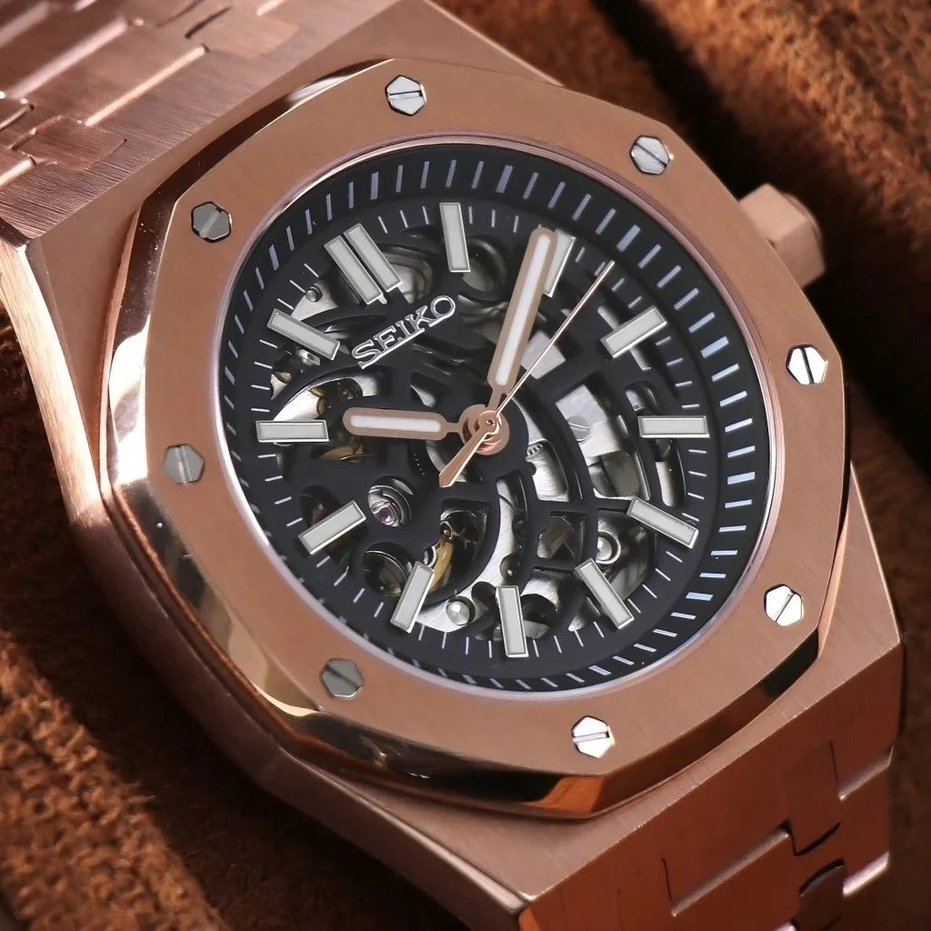 Oakridge Gold Skeleton Dial