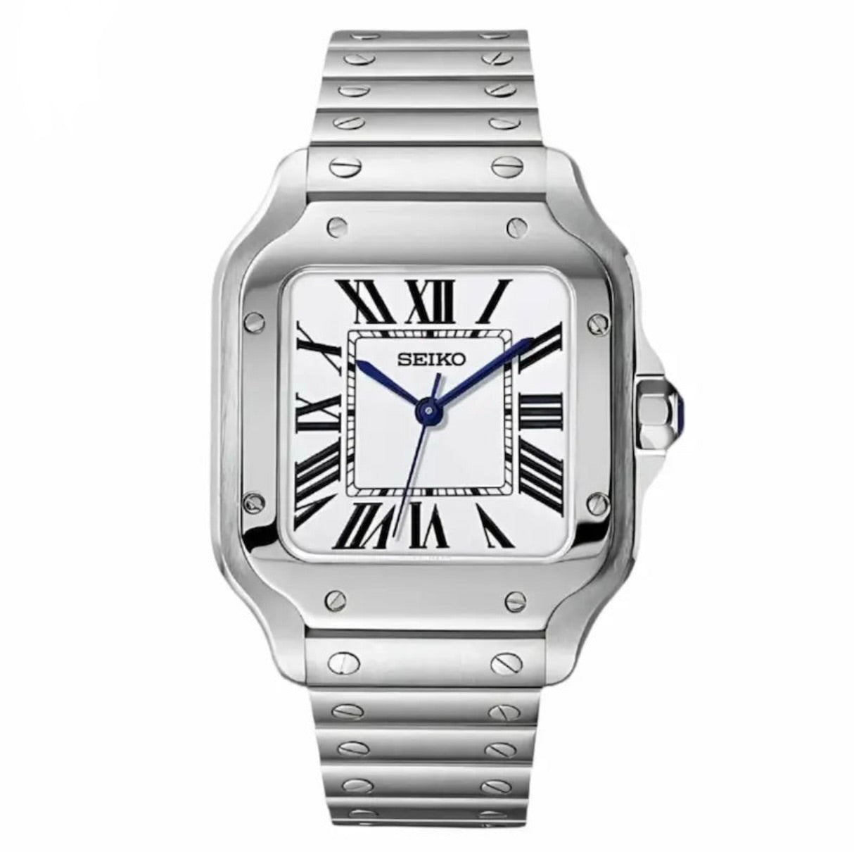 Santos-style White Dial