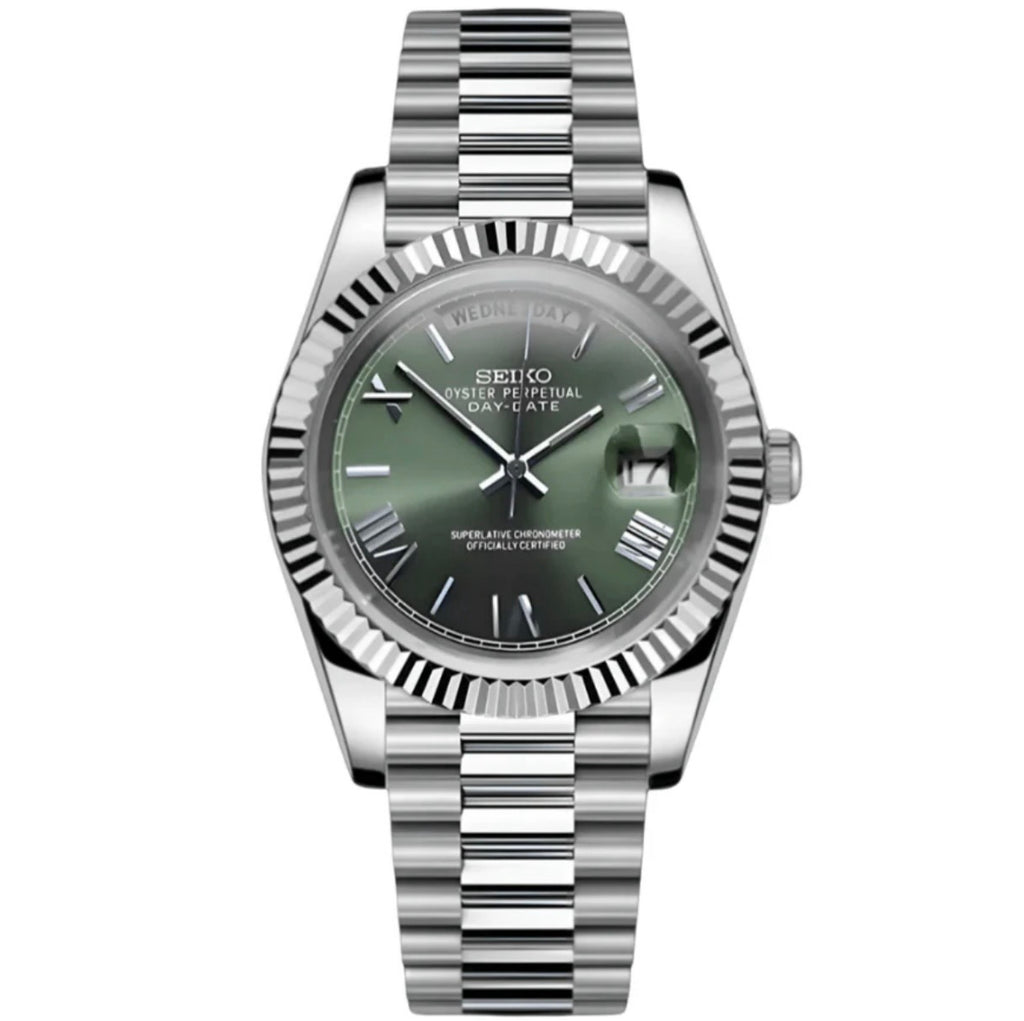 Seikodate Roman Olive Dial