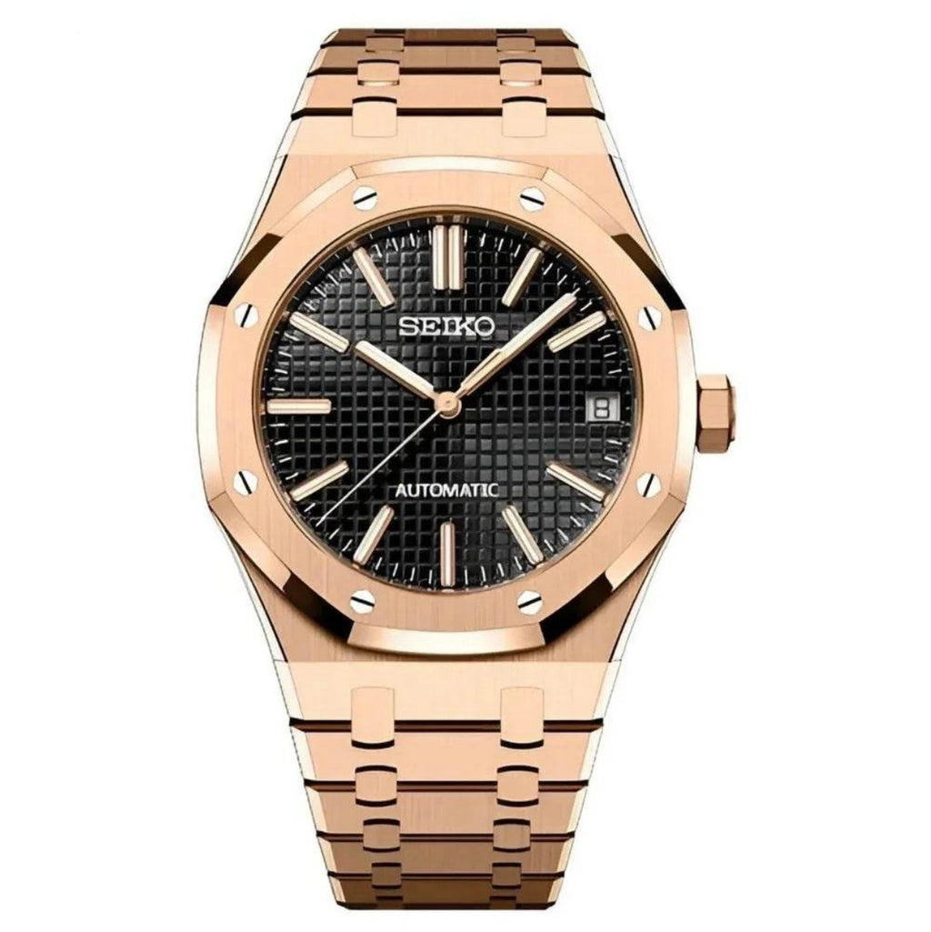 Oakridge Champagne Black Dial
