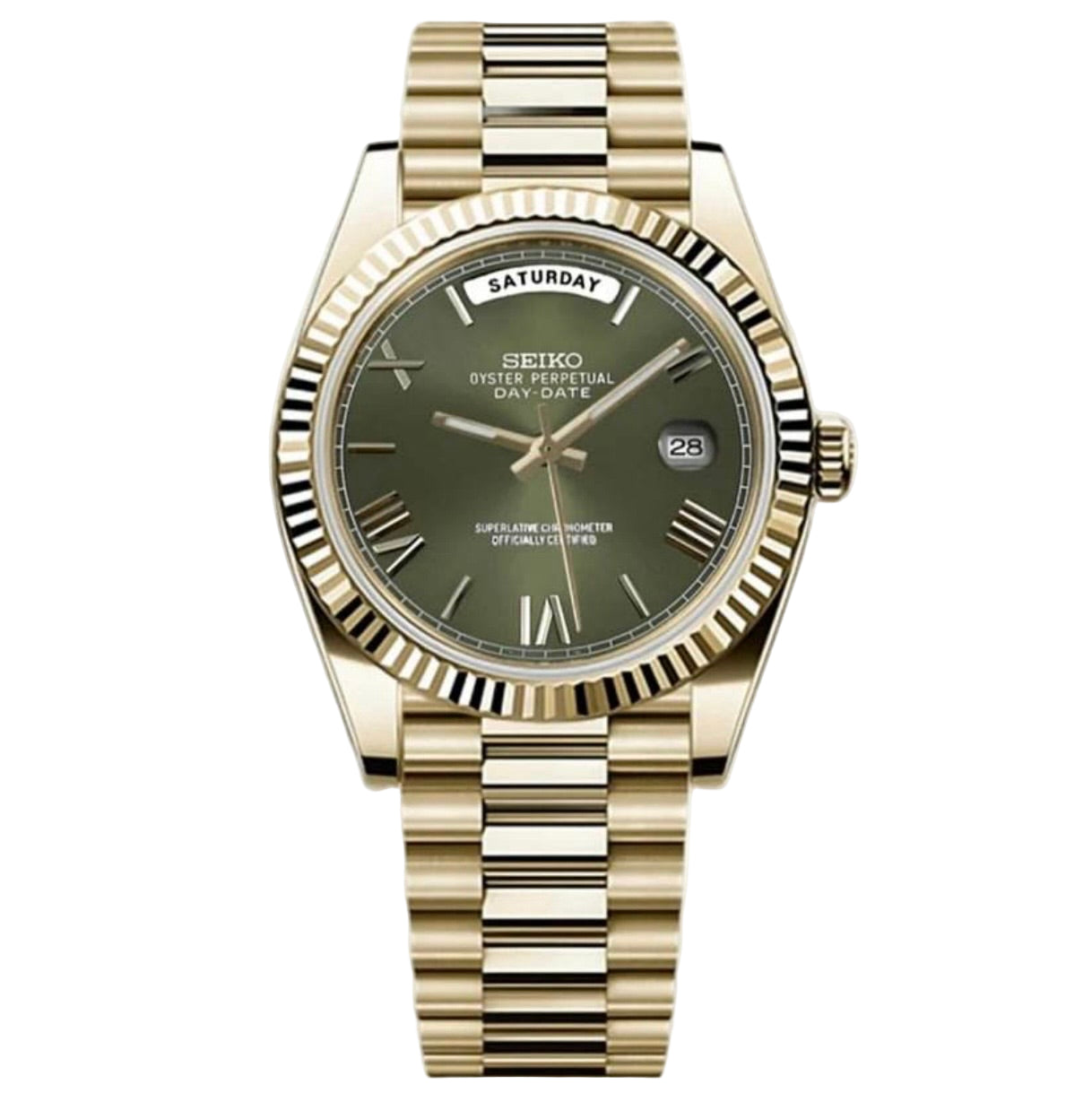 Seikodate Golden Olive Dial