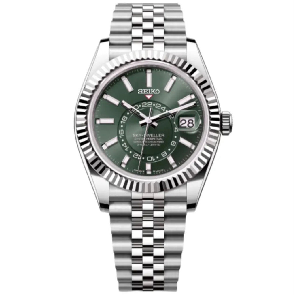 Seikojust Sky Dweller Olive Dial