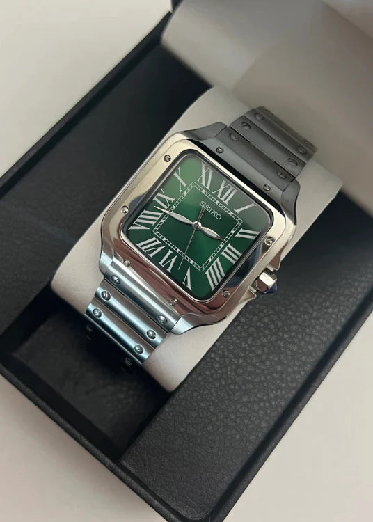 Santos-style Emerald Dial