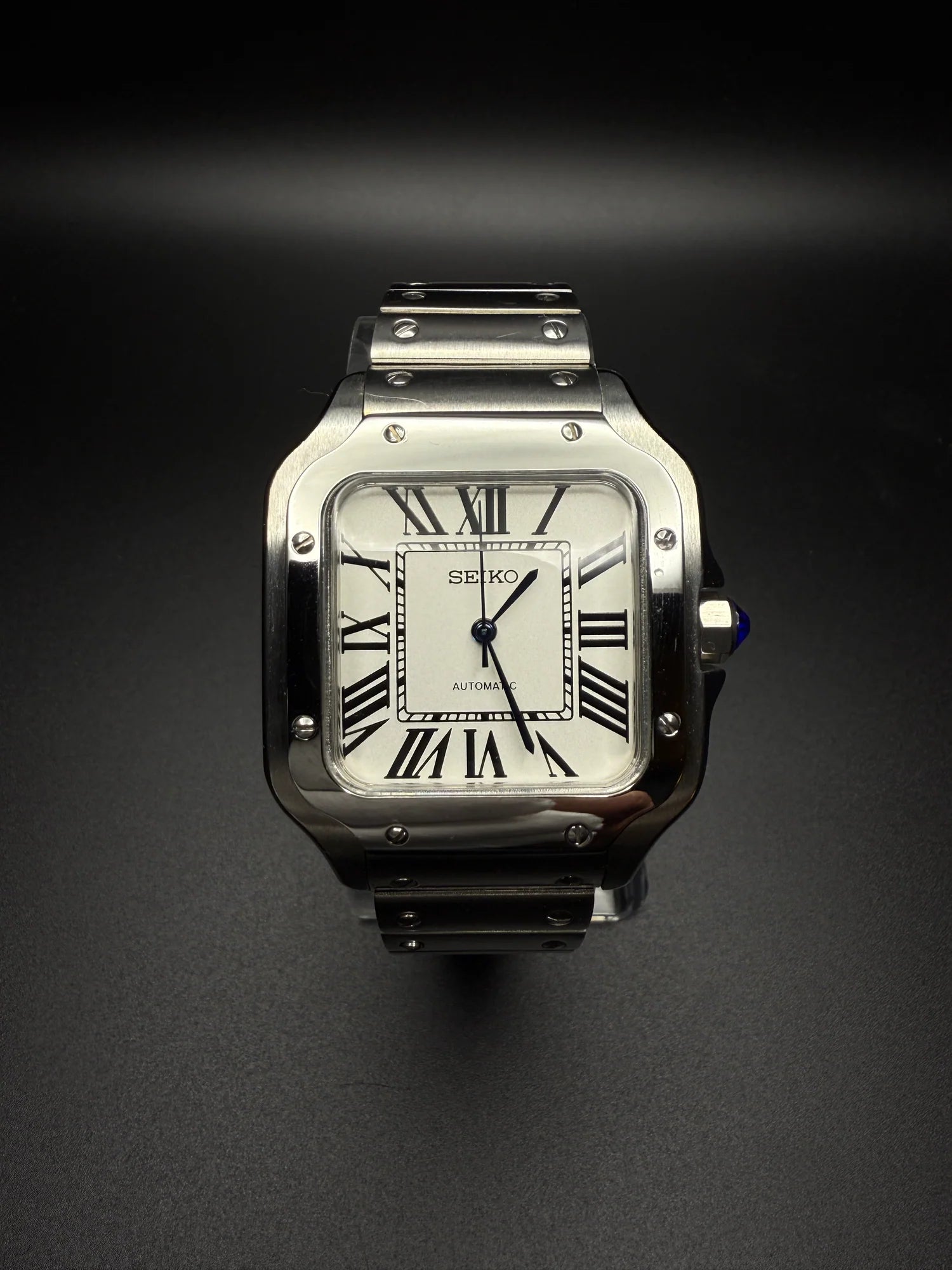 Santos-style White Dial