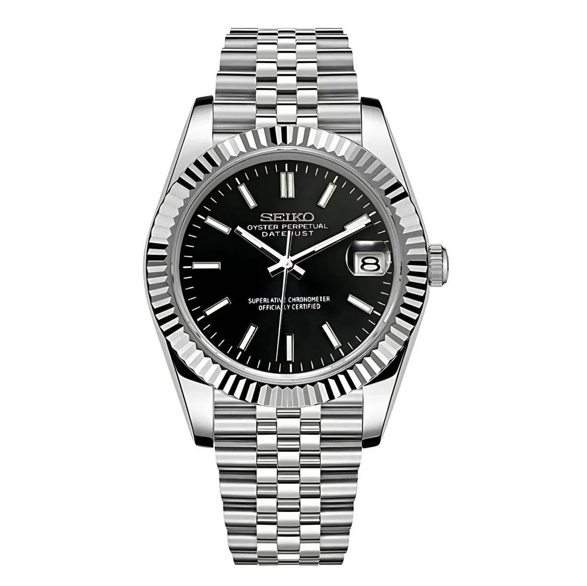 Seikojust Black Dial