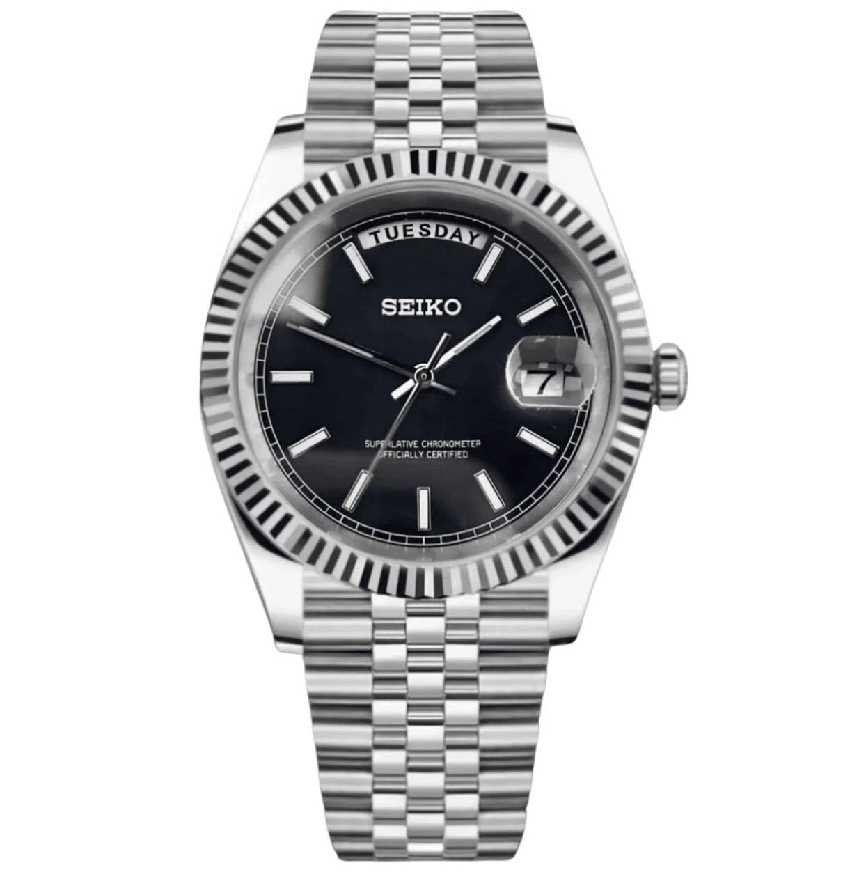 Seikodate Stealth Black Dial