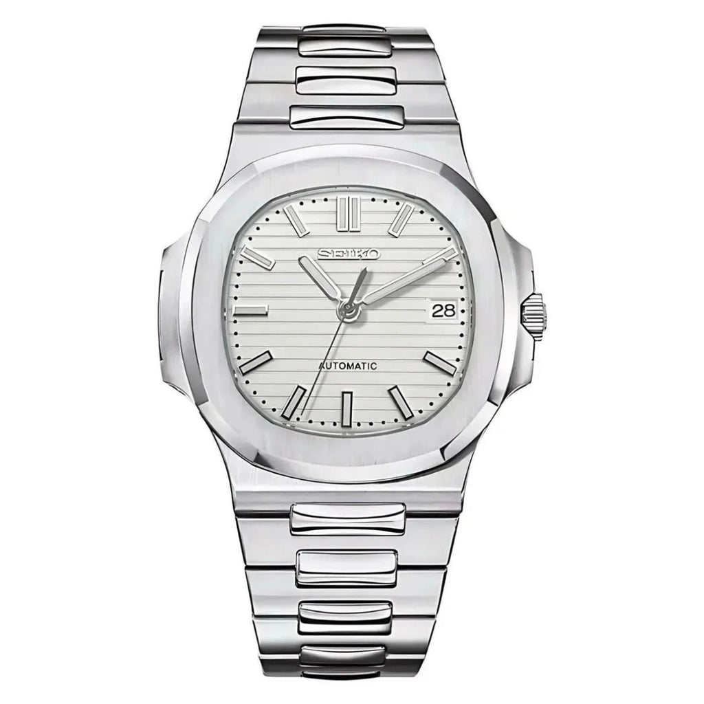 Aquatic White Dial