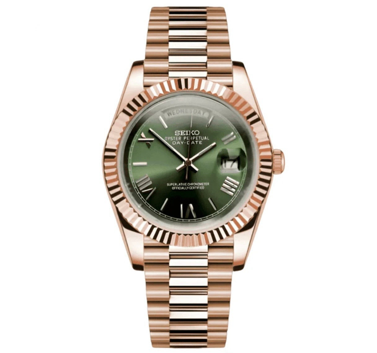 Seikodate Rose Olive Dial