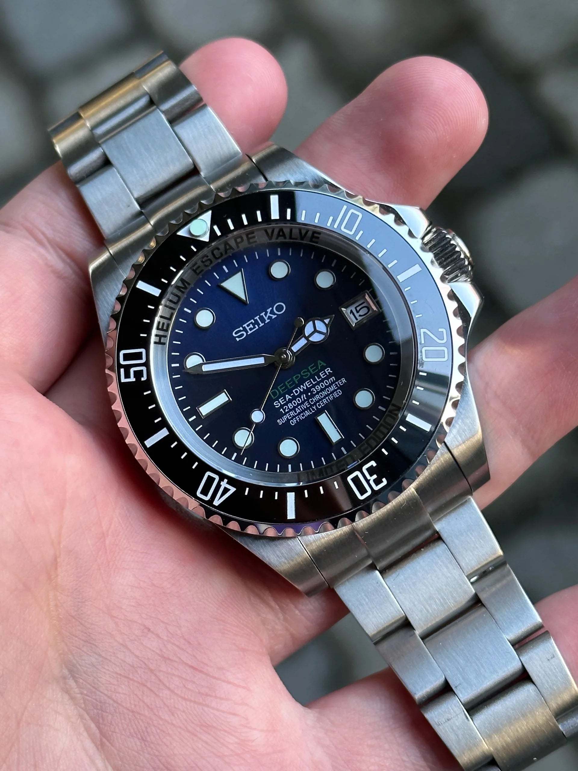 Deepseiko Blue Dial