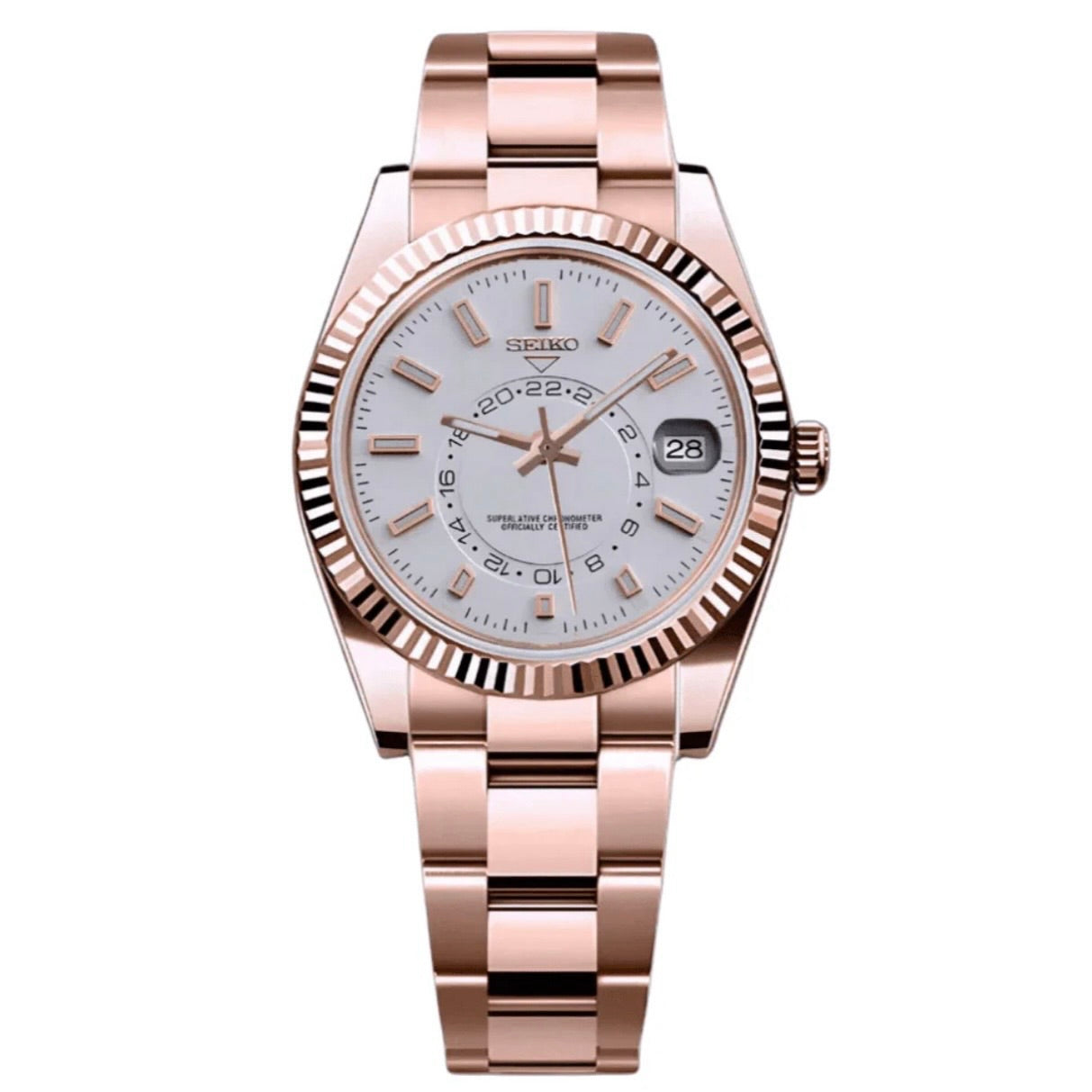 Womenjust Sky Dweller Rose Dial