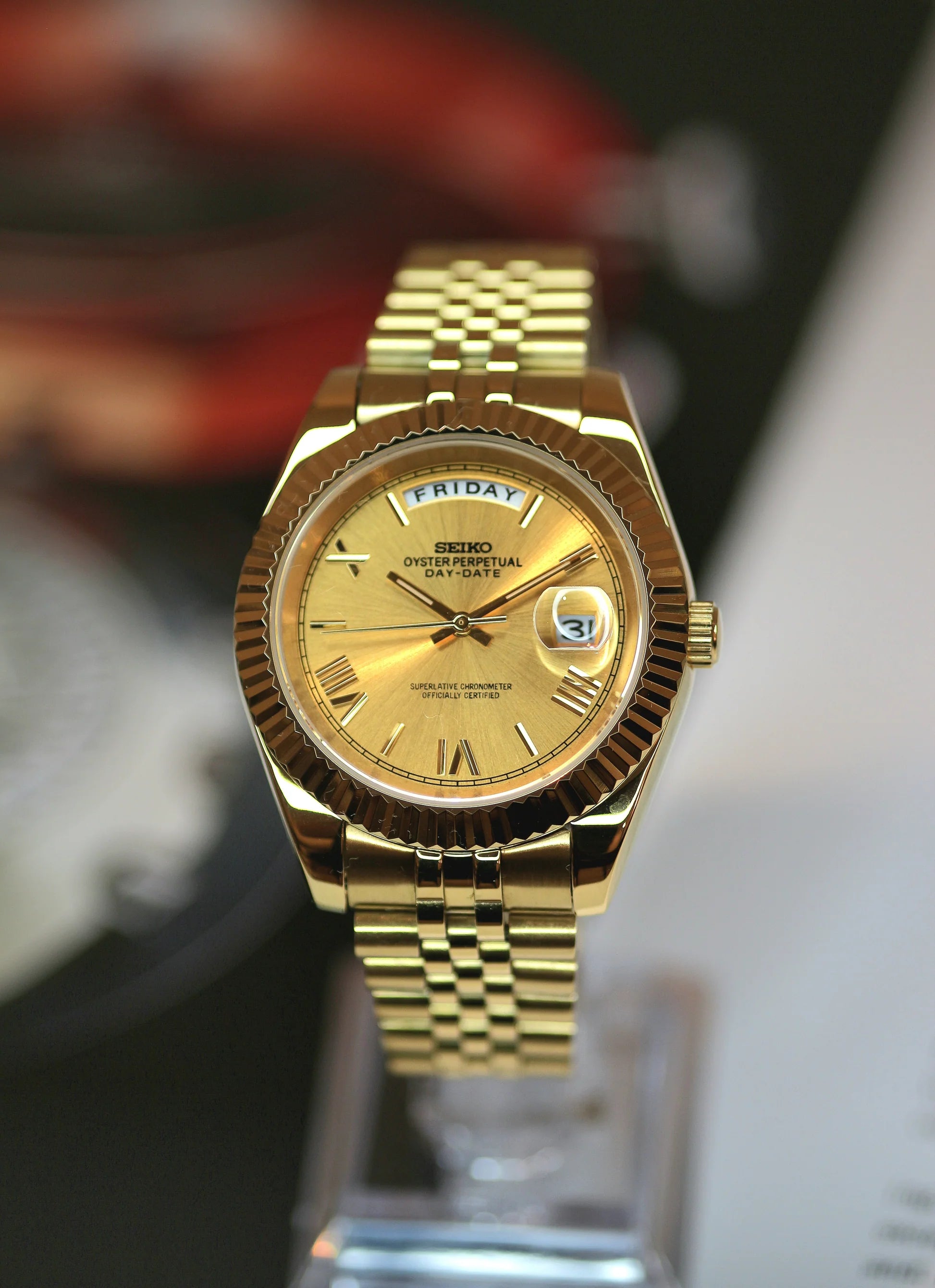 Seikodate Imperial Gold Dial