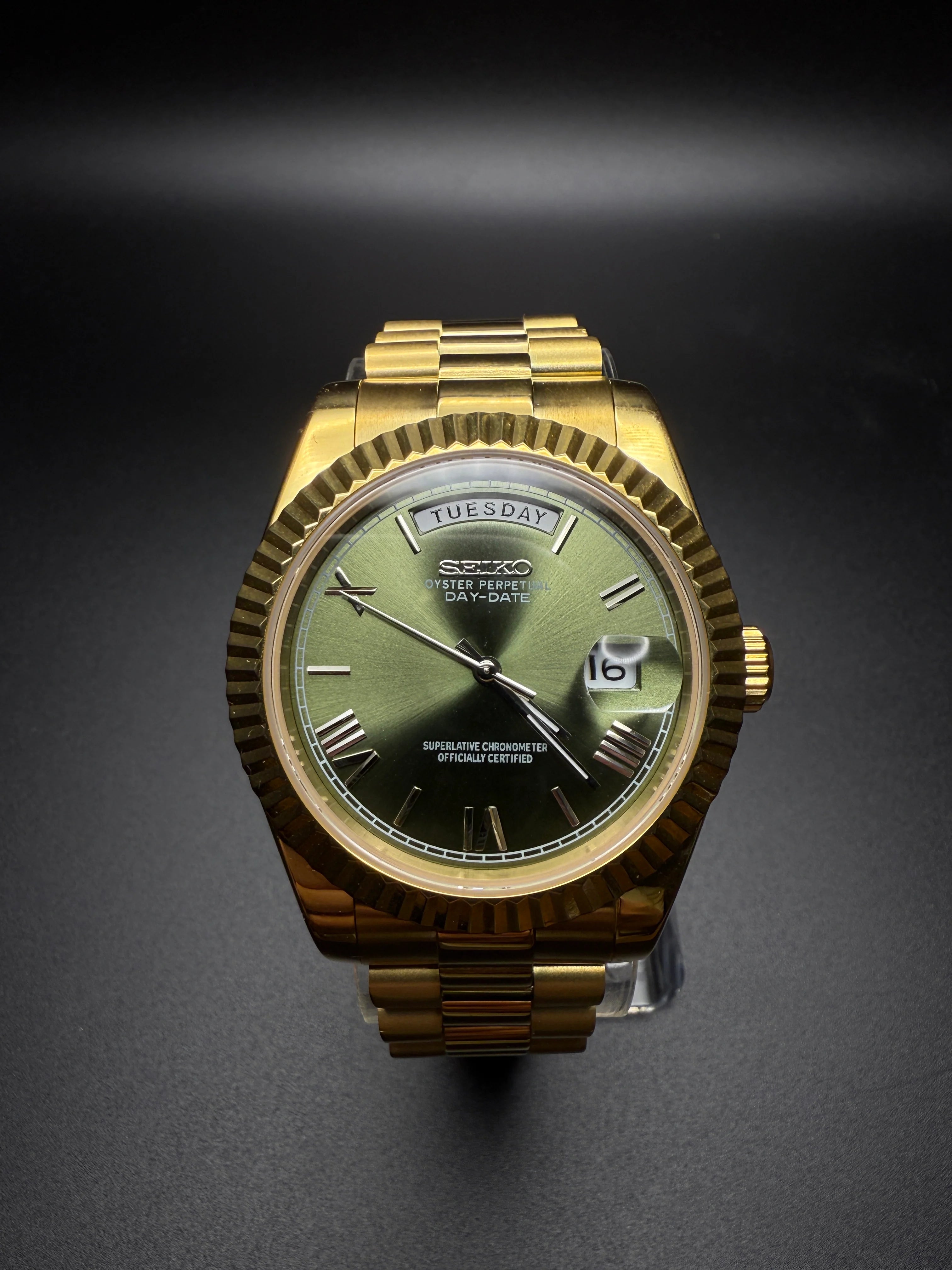 Seikodate Golden Olive Dial