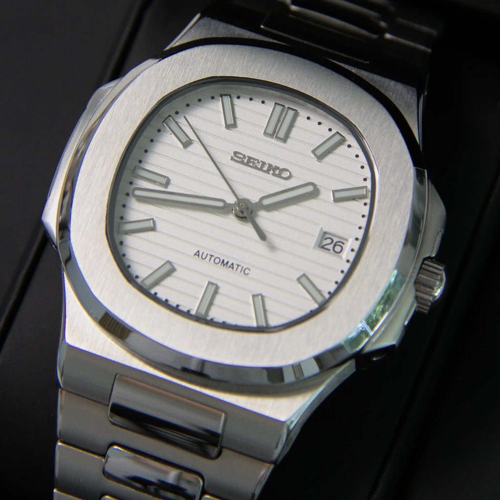 Aquatic White Dial