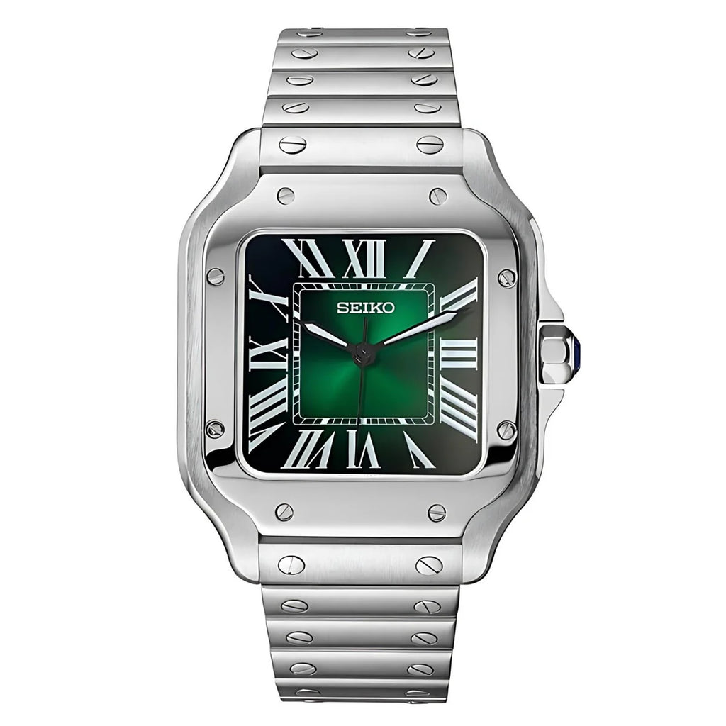 Santos-style Emerald Dial