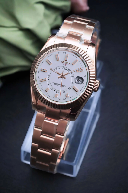 Womenjust Sky Dweller Rose Dial