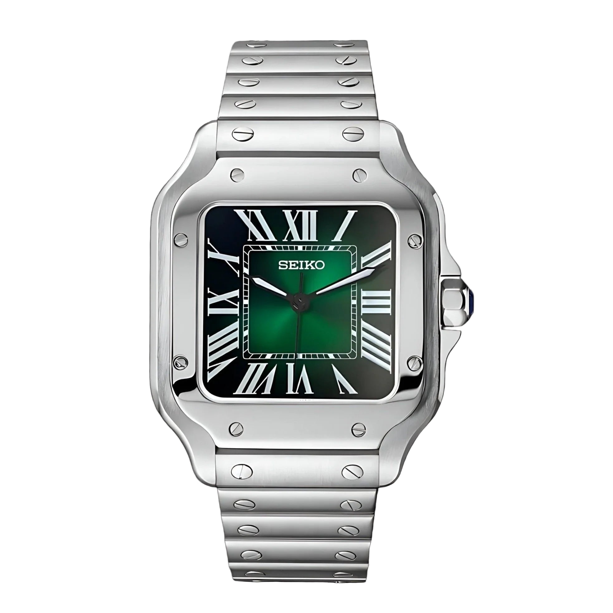 Santos-style Emerald Dial