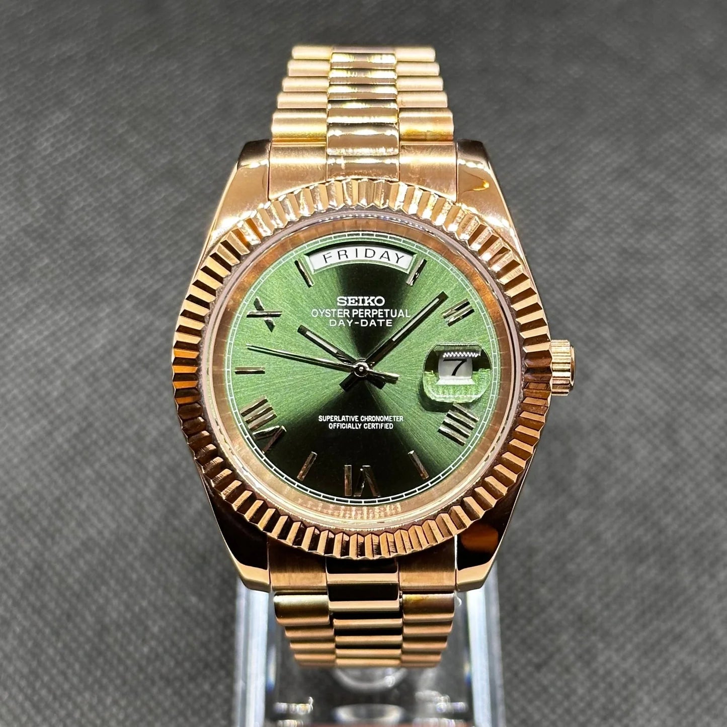 Seikodate Rose Olive Dial